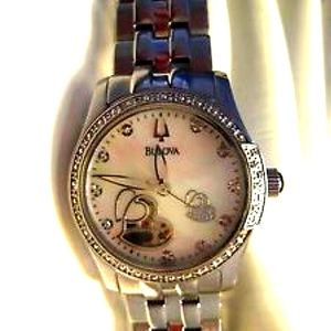 Woman's mother of pearl watch